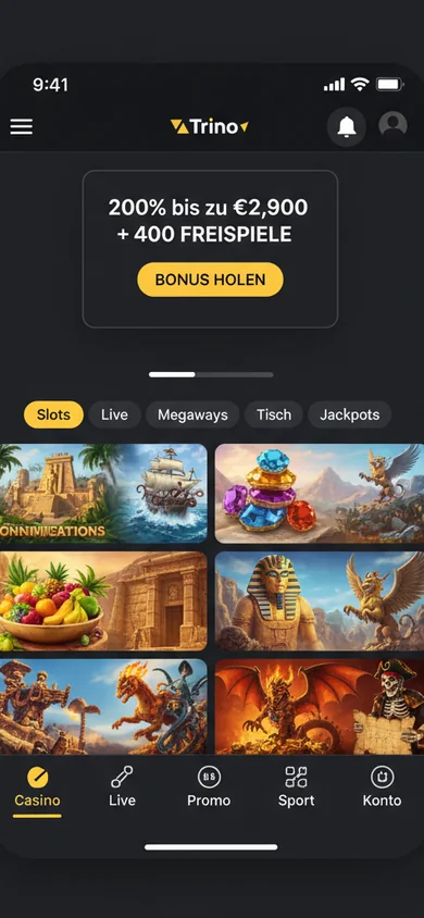 Mobile Erfahrung im Browser – Trino
